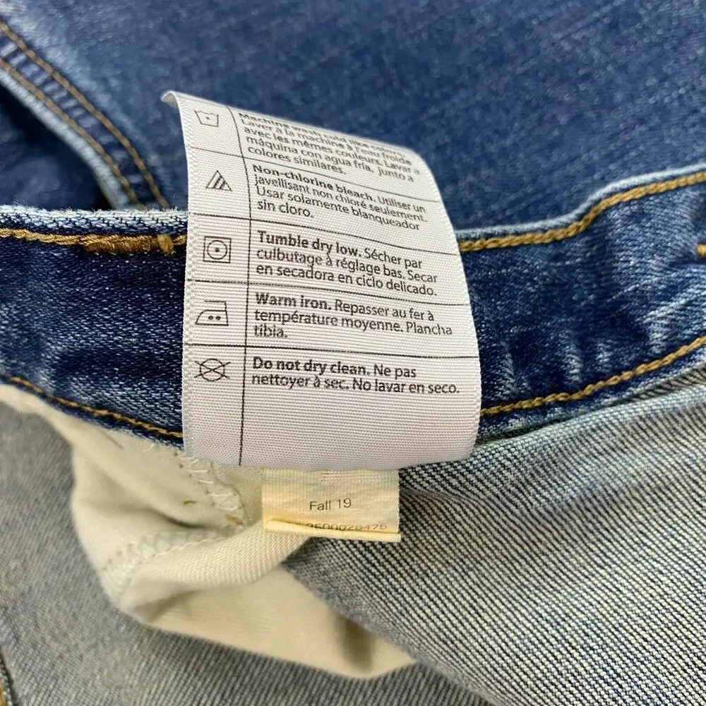 Carhartt Jeans Womens‎ 22W Original Fit Straight Leg Blue Stretch Blaine 46x31